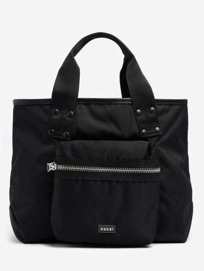 Sacai - 中号口袋托特包