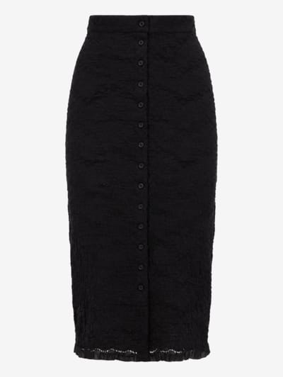 MSGM - Gonna a tubino in cotone