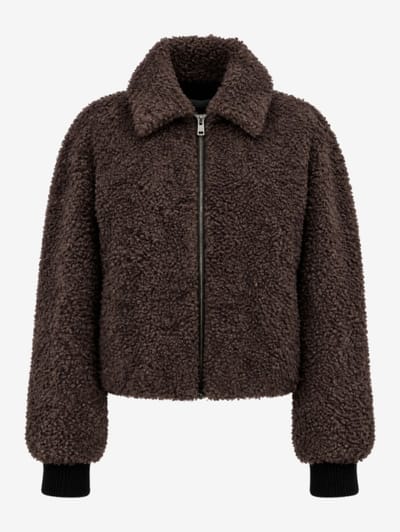 MSGM - Faux shearling bomber jacket