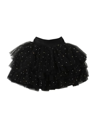 Balmain - Sequined tulle skirt