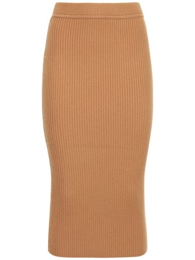 Michael Kors Collection - Cashmere pencil midi skirt