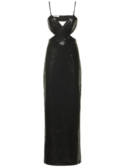 Michael Kors Collection - Embellished crepe sable cutout gown