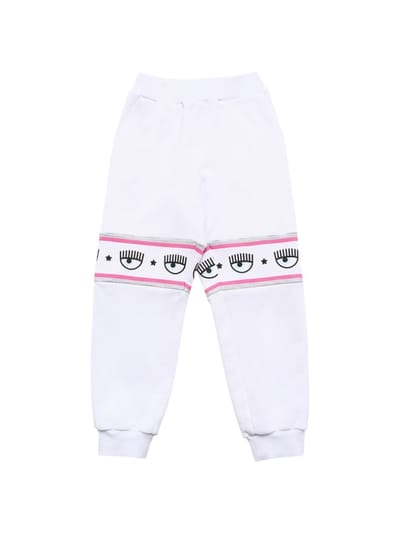 Chiara Ferragni - Logomania print cotton sweatpants