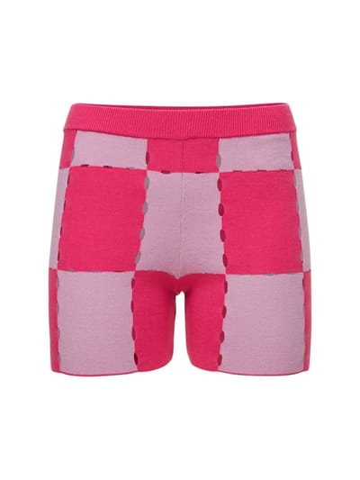Jacquemus - Le Short Gelato cotton knit mini shorts