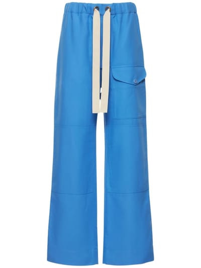 Stella McCartney - Fluid viscose blend high waist pants