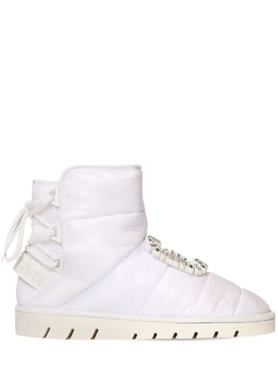 Roger Vivier - 20mm Viv Winter padded nylon boots