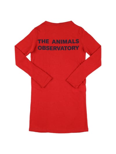 The Animals Observatory - Logo羊毛混纺连衣裙