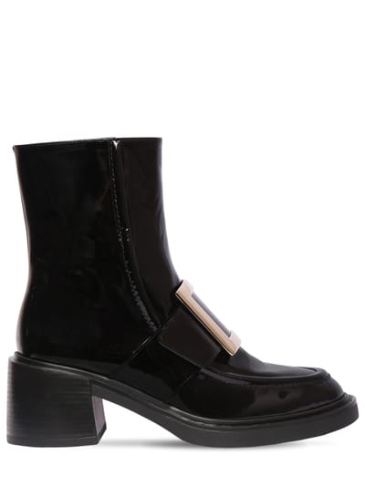 Roger Vivier - 65毫米Viv Rangers漆皮靴子