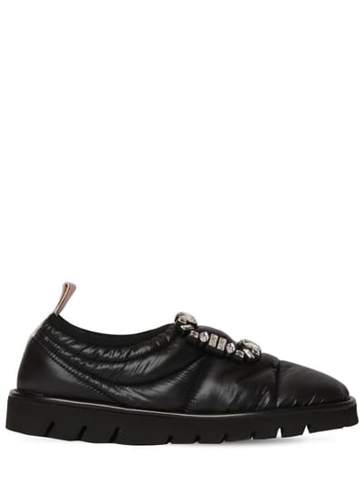 Roger Vivier - 10毫米Viv Winter Puffy一脚蹬运动鞋