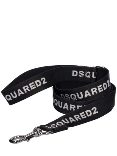 POLDO X DSQUARED2 - Logo缎带宠物牵引绳