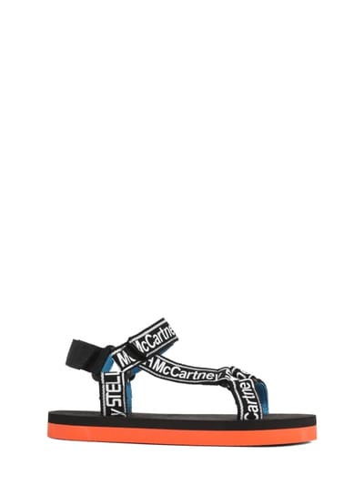 Stella McCartney Kids - Logo科技织物凉鞋