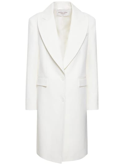 Michael Kors Collection - 棉&亚麻单排扣长款大衣