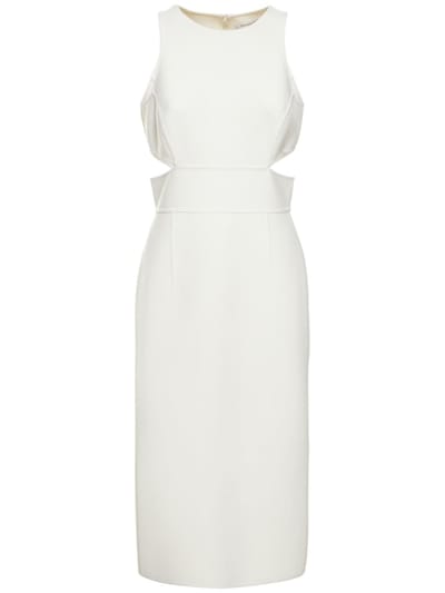 Michael Kors Collection - 羊毛混纺绉纱镂空迷笛连衣裙