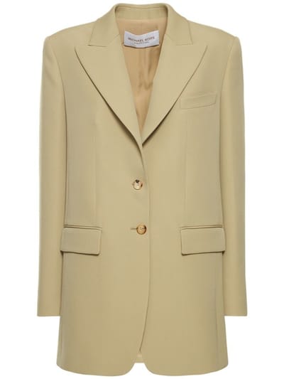 Michael Kors Collection - Serge初剪羊毛单排扣西服夹克