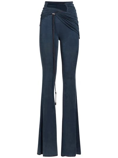 Jacquemus - Le Pantalon Espelho铜氨纤维阔腿裤