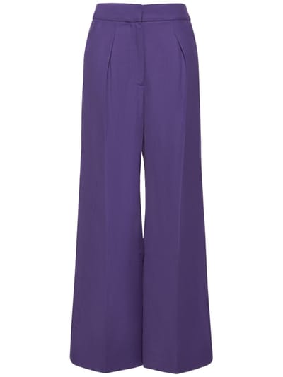 Jacquemus - Le Pantalon Banha绉纱阔腿裤