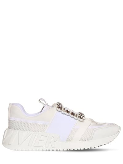 Roger Vivier - 45毫米Viv' Go网眼&氯丁橡胶运动鞋