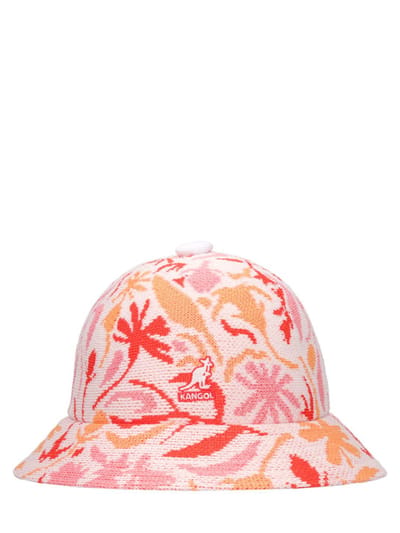 Kangol - 花朵图案休闲渔夫帽