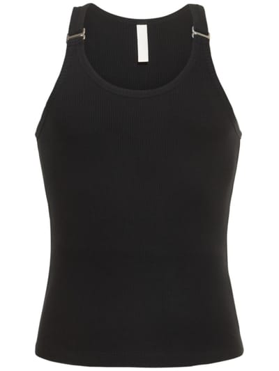 Dion Lee - E-Hook罗纹棉质背心