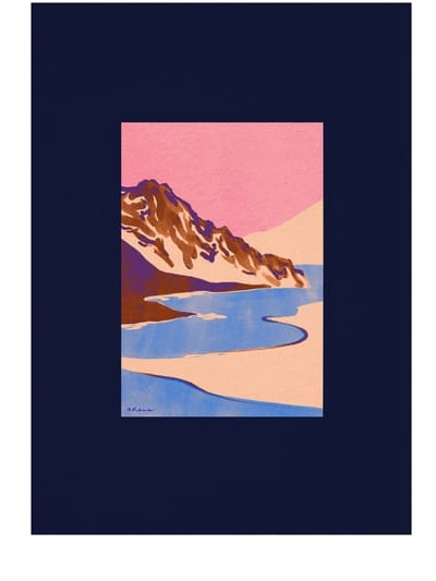 Paper Collective - Blue Landscape墙面装饰