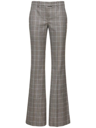 Michael Kors Collection - Haylee羊毛绉纱精裁喇叭裤