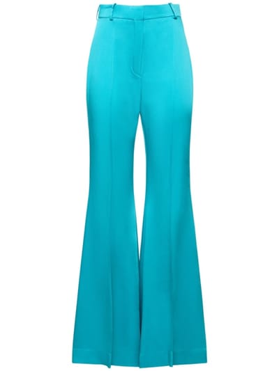 Nina Ricci - 高腰粘胶纤维卡迪喇叭裤