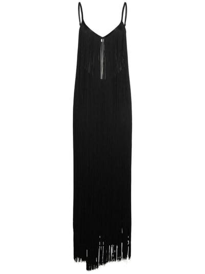 Alexander Wang - 流苏网眼超长连衣裙