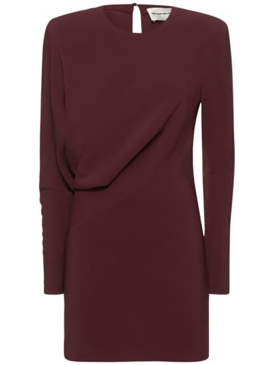 Roland Mouret - 弹力粘胶纤维卡迪迷你连衣裙