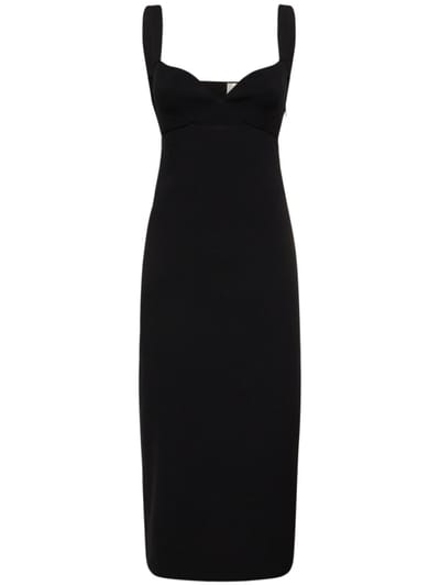 Roland Mouret - 针织粘胶纤维弹力迷笛连衣裙