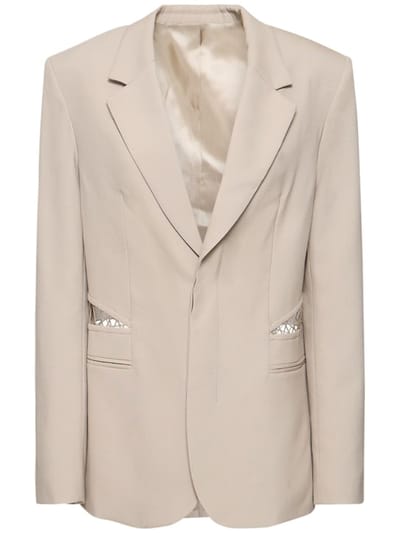 Dion Lee - 单排扣羊毛双面布夹克