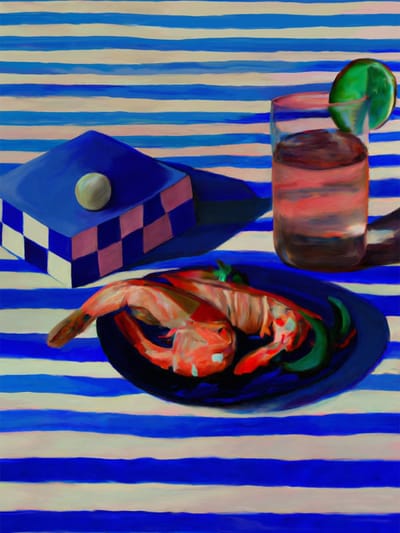Paper Collective - Shrimp & Stripes艺术印花