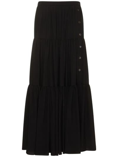 Michael Kors Collection - 打褶真丝双绉半身裙