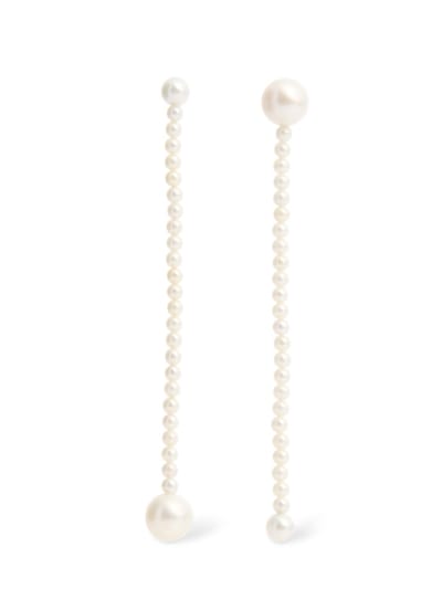 Sophie Bille Brahe - Corinne Grande 14k黄金&珍珠耳环
