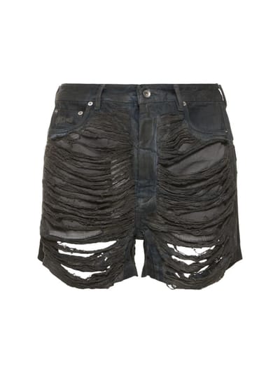 Rick Owens DRKSHDW - Geth破洞短裤