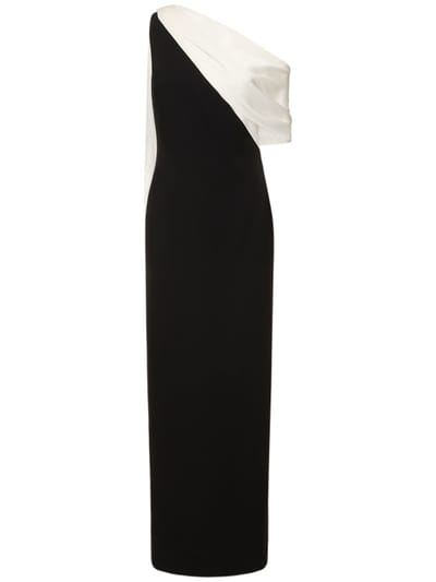 Roland Mouret - 不对称弹力卡迪超长连衣裙
