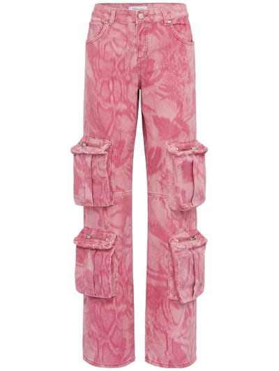 Blumarine - Camouflage cargo pants