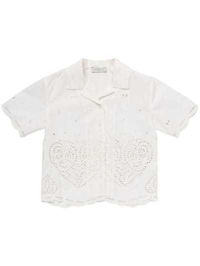 Stella McCartney Kids - Oberteil aus Baumwollpopline