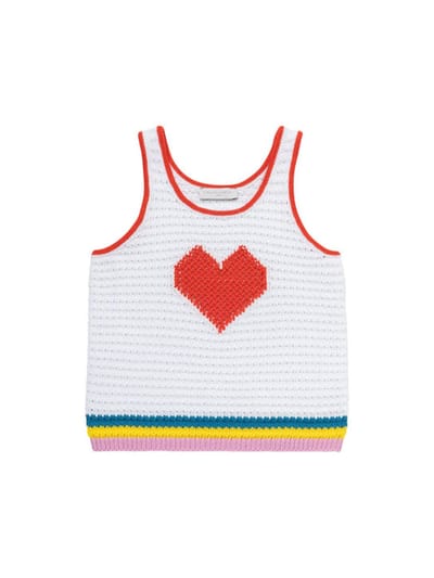 Stella McCartney Kids - Top aus Baumwollstrick