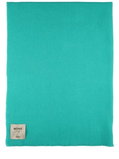 HAY - Aqua green mono毯子