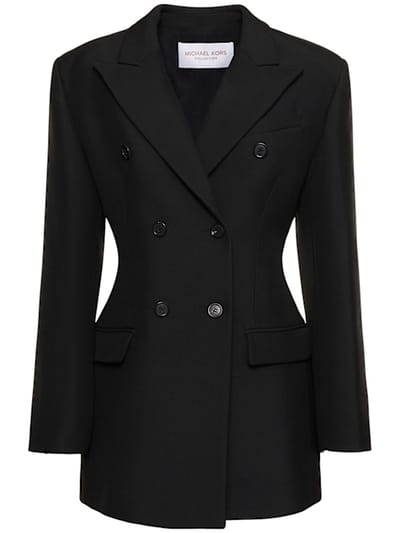 Michael Kors Collection - 双排扣华达呢西服夹克