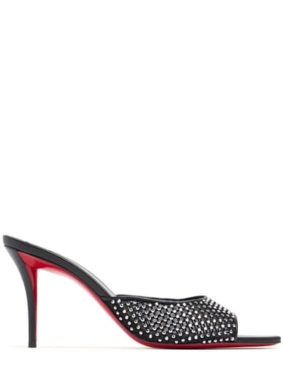 Christian Louboutin - 80毫米Apostropha网眼穆勒鞋