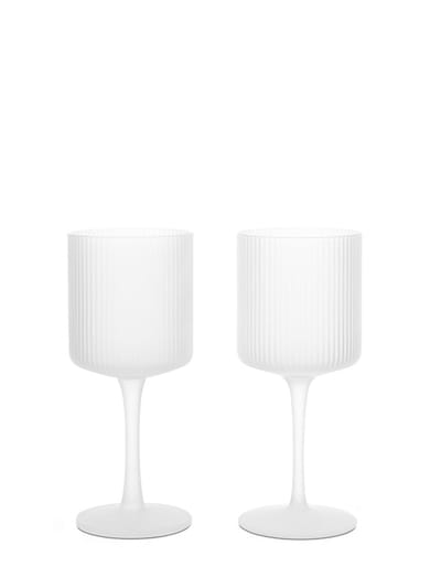 Ferm Living - Ripple白葡萄酒杯2个套装