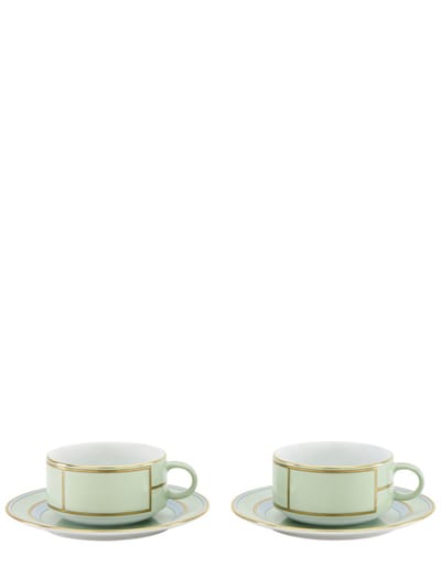 Ginori 1735 - Diva Colonna 2件套茶具
