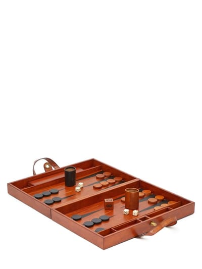 The Conran Shop - 木头&皮革五子棋套装