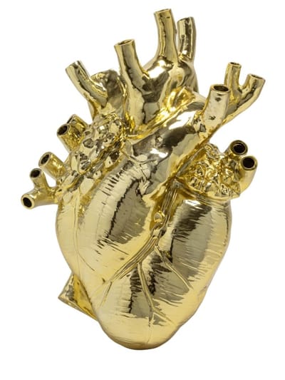 Seletti - Giant Love In Bloom gold花瓶