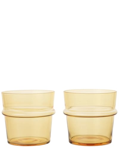 Ferm Living - Boya矮玻璃杯2个套装