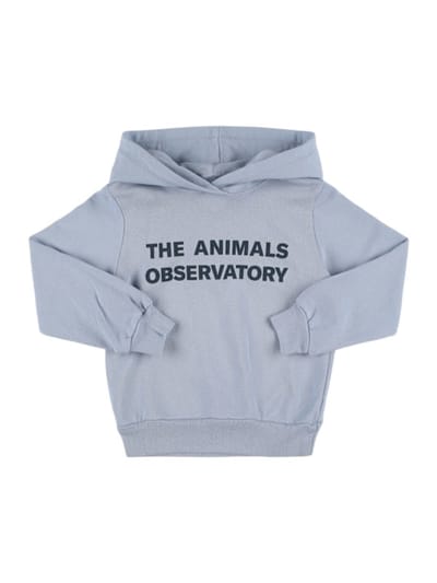 The Animals Observatory - 印花棉质连帽卫衣