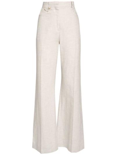 Jacquemus - Le Pantalon Sauge亚麻混纺裤子
