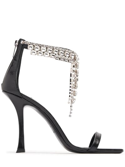 Jimmy Choo - 100毫米Verity皮革凉鞋