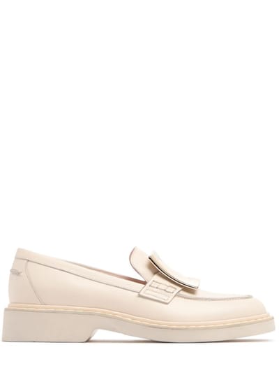 Roger Vivier - 25毫米Viv Rangers皮革乐福鞋